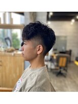 メンズカット バイ ソイクフ(メンズカット by SOY-KUFU)&nbsp;MEN’SHAIR ブラックサイド刈り上げヘア