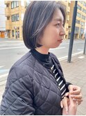 【大人な雰囲気の前上がりボブ】札幌/札幌駅/大通り