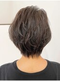 頭の形が綺麗に見えるマッシュボブ