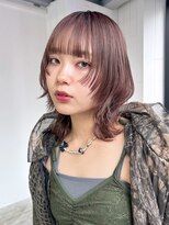 アルバム 池袋(ALBUM)&nbsp;レイヤーカットオリーブベージュニュアンスカラー_9721