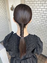 フェリーチェ(Felice)&nbsp;タイトシニヨン　結婚式ヘア　お呼ばれヘア　タイトアレンジ