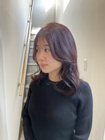 ヘアーアンドスパ メル(hair&spa m.e.l by origami)&nbsp;ピンクラベンダーカラー