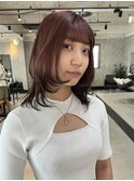 レイヤーカット×エンドカラー