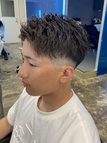 ザデイトウキョウ 表参道 青山(THE DAY TOKYO)&nbsp;スキンフェードアップバング