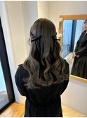 大人気20代30代◎結婚式成人式卒業式ツインアレンジリボンセット
