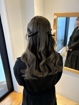 ヌープヘアーアイス(NUUP.hair ici) 大人気20代30代◎結婚式成人式卒業式ツインアレンジリボンセット