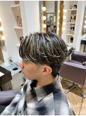 ショートウルフ×センターパート☆