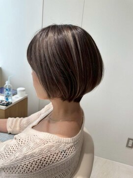 コンティロミー(CONTI ROMMY.) 大人可愛いショートボブ◎オール世代◎髪質改善◎細めハイライト