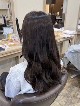 アルターリール(aL ter Rire) ホワイトグレージュ/デジタルパーマ/チェリーブラウン/杉田花乃