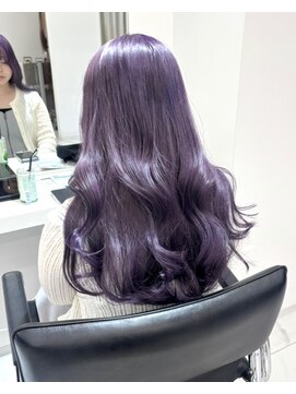 ランテルディ 渋谷(LANTERDIT) ラベンダーカラー 1.2bleach レイヤーカット