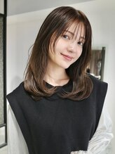 アリーズ シブヤ(ALLYS shibuya) 顔周りレイヤー/似合わせカット/ナチュラルブラウン