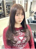 イルミナカラーレイヤーカット顔まわりカット