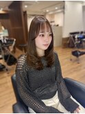 韓国風レイヤーカット/髪質改善/お顔周りカット