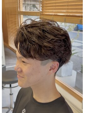 エッジ(EDGE) 大分メンズ刈り上げニュアンスパーマスタイル