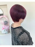 カシス・ピンク、ショート☆
