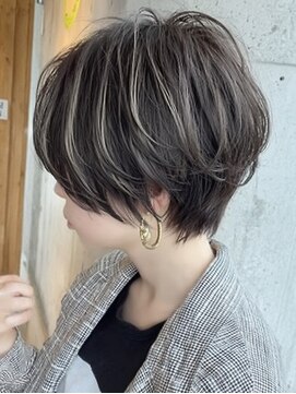 ルーファス 恵比寿 渋谷(Ruufus) 立体ハイライト×マッシュウルフショート