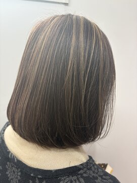 白髪ぼかしカラー