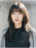 ウルフパーマクラゲカットクラゲヘアーエンドカラーネオウルフ