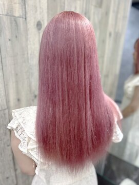 ミー 新宿(MII) ピンク/ダブルカラー/髪質改善/縮毛矯正/新宿/MII/ミイ