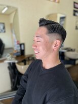 バーバーサトウ(BARBER SATO)&nbsp;サイドパートスタイル