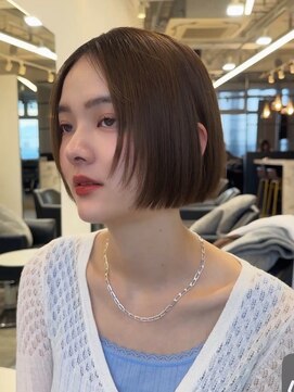 コート 青山(Cote) 美髪大人ボブ内巻きボブまとまるボブ艶グレージュココア