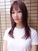 ネルケ 立川(nelke) ラベンダー/レイヤー/ラベンダーピンク