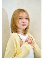 シアバイルーシー(SIA by LUCEY)&nbsp;暖色カラーブリーチなしピンクボルドーカラーレイヤーカット赤髪