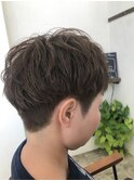 マニッシュショートエッジショート小顔ダブルバング