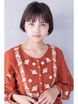 シエナ 渋谷(Siena) siena 襟足スッキリシースルーボブ　渋谷