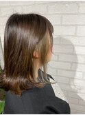 20代30代/大人かわいい/イヤリングカラー/ケアブリーチ/小顔