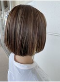 ハイライト×ボブ
