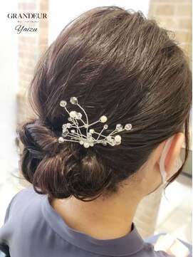 グランデュール 焼津店(GRANDEUR) 【GRANDEUR焼津店】セミロング×アップスタイル