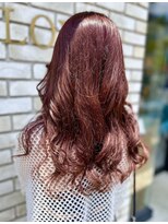 ラビスモア(Lovis moa)&nbsp;切りっぱなしボブ/ピンクブラウン/エアリーロング/美髪のススメ