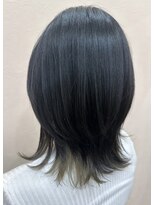 トウカ 船橋駅前店(TOUKA)&nbsp;ウルフレイヤーカット/アッシュブラック/インナーカラー[船橋駅]