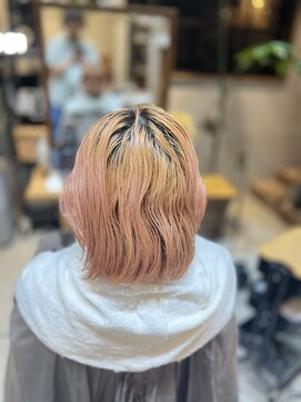 ヘアーサロン ロマ(Hair Salon Loma) ケアブリーチ&髪質改善カラー(ネオメテオカラー)