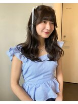 ニコフクオカヘアーメイク(NIKO Fukuoka Hair Make)&nbsp;【NIKO】ブリーチなしダブルカラー.顔まわりレイヤー.ベージュ