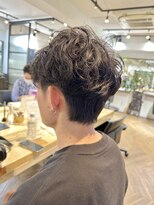 ファイブシーン アオヤマ(5SCENE AOYAMA)&nbsp;波巻きパーマメンズツイストスパイラルパーマツーブロック