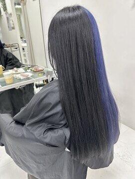 ヘアバイプルーヴ(Hair by PROVE) ツートーンカラー ブラック×ネイビー