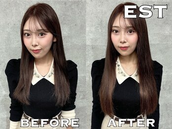 EST 大阪梅田 Extensions エクステ ブリーチ カラー【エスト】