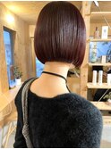 首が綺麗に見えるボブ