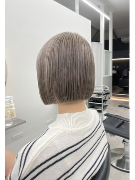 レノ 直江店(RENO) ミニボブ／グレージュ／金沢美容院