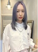 ケアブリーチ×ハイトーン×ラベンダーカラー(渋谷)
