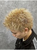 ハイトーンスパイキーショート刈り上げメンズ