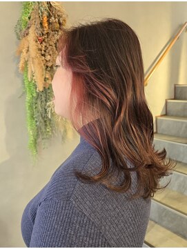 ヴィサージュメゾン(VISAGE maison) ピンクブラウン×フェイスフレーミング