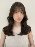 ナチュラルベージュ大人くびれヘア