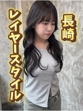 コワファーストナガサキシャンプーボーイ(COIFF1RST NAGASAKI SHAMPOO BOY) 長崎 韓国/レイヤーカット/顔周り