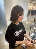 ボブ×ゆるふわパーマ