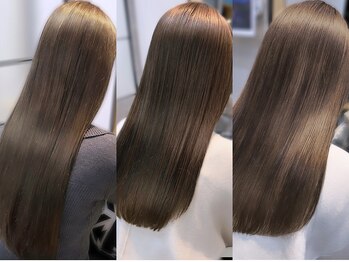 バームヘア(balm hair)の写真/【髪質改善&トリートメント】話題の髪質改善縮毛矯正で自然な仕上がりのストレートヘアに♪