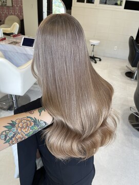 髪屋 紬 ミルクティーベージュ/ブロンド/ホワイトベージュ/韓国