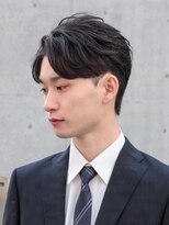 エヌドットサロン ギンザ(N.SALON GINZA)&nbsp;大人メンズビジネスかき上げ毛流れセンターパートフェザー